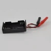 Battery box No. 5 AA black double-cell battery box with alligator clip wire half-peeled 3V battery box sent by the manufacturer details Picture